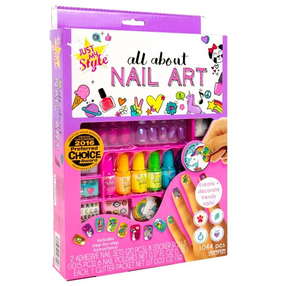 SOLD - NEW In Box Just My Style All About Nail Art D.I.Y. Custom Nail Art - Picture 3 of 6